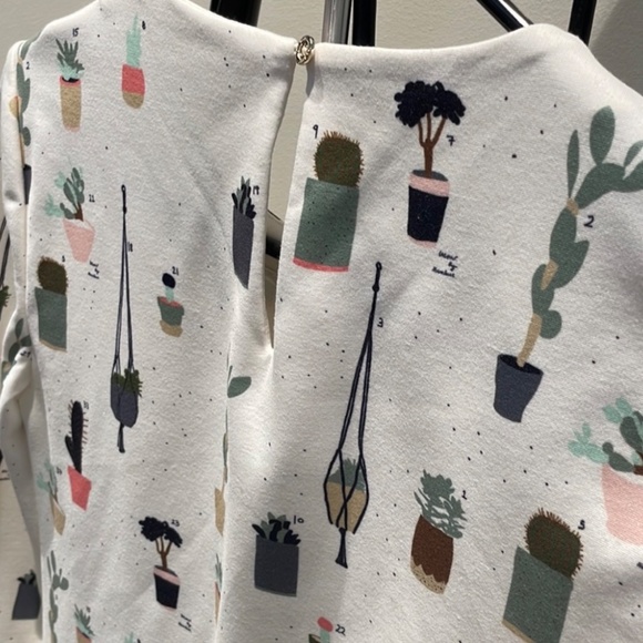 New Ted Baker Giley Cactus Print Shift Dress - Picture 8 of 9